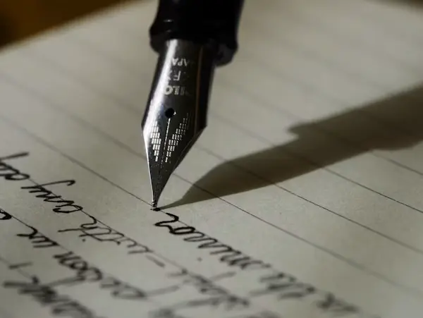 Professional manuscript typing service converting a handwritten novel draft into a cleanly formatted Microsoft Word file.